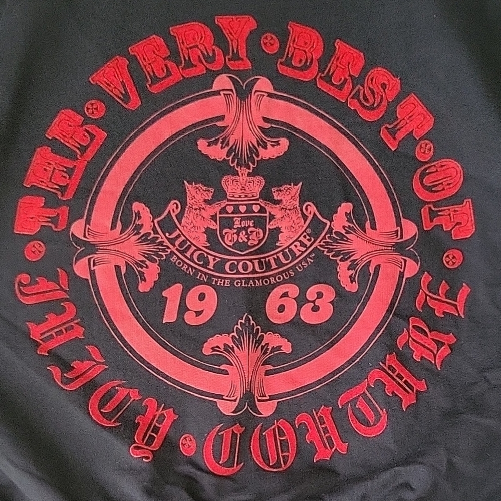 Juicy Couture Women's Black Hoodie - Picture 4 of 5